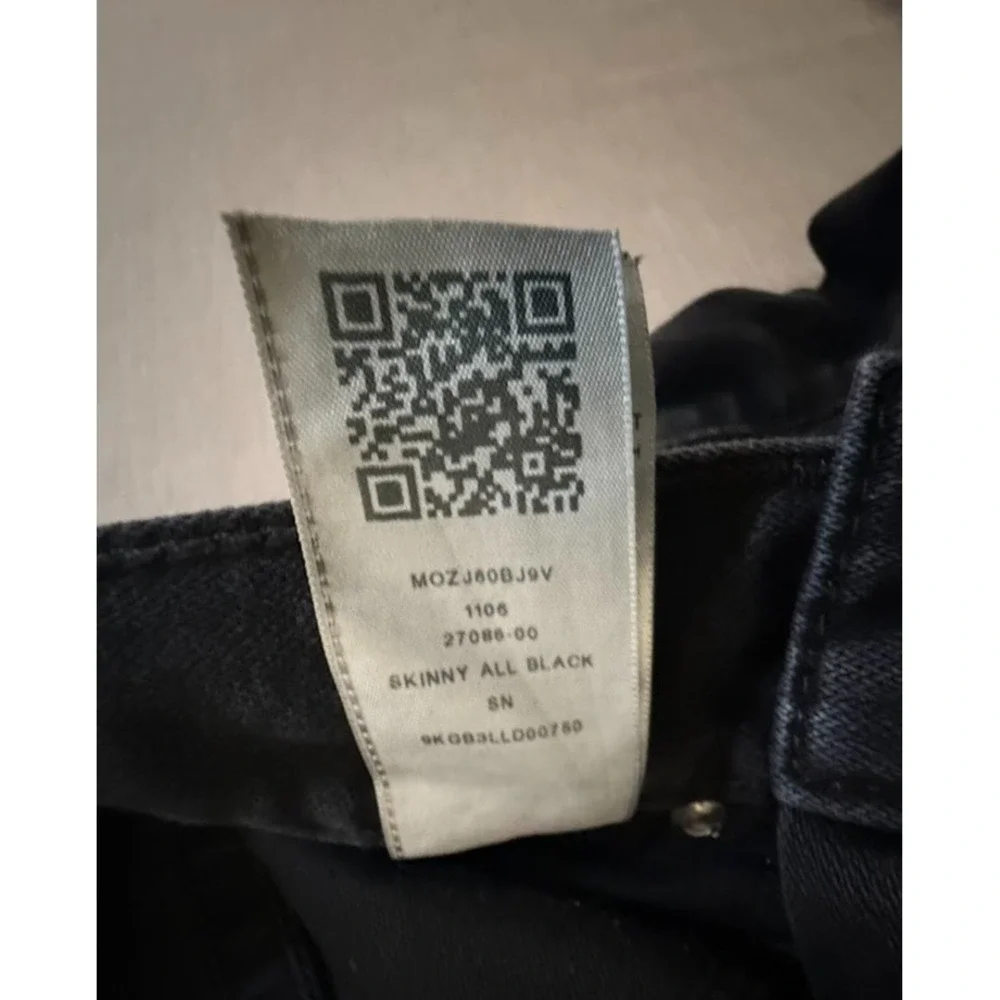 True Religion‎ Jeans Mens 32 Black Denim Skinny No Flap 32x32.